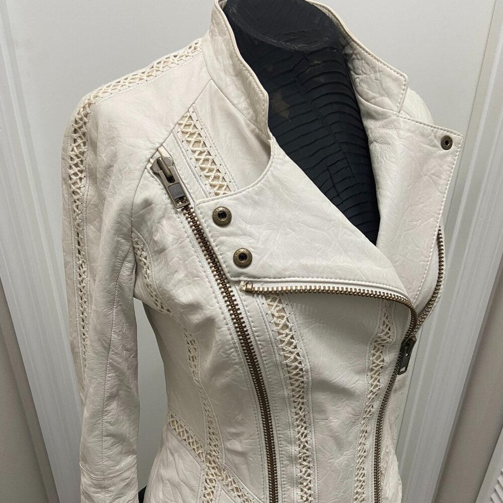 Catherine Malandrino Designer Leather Jacket